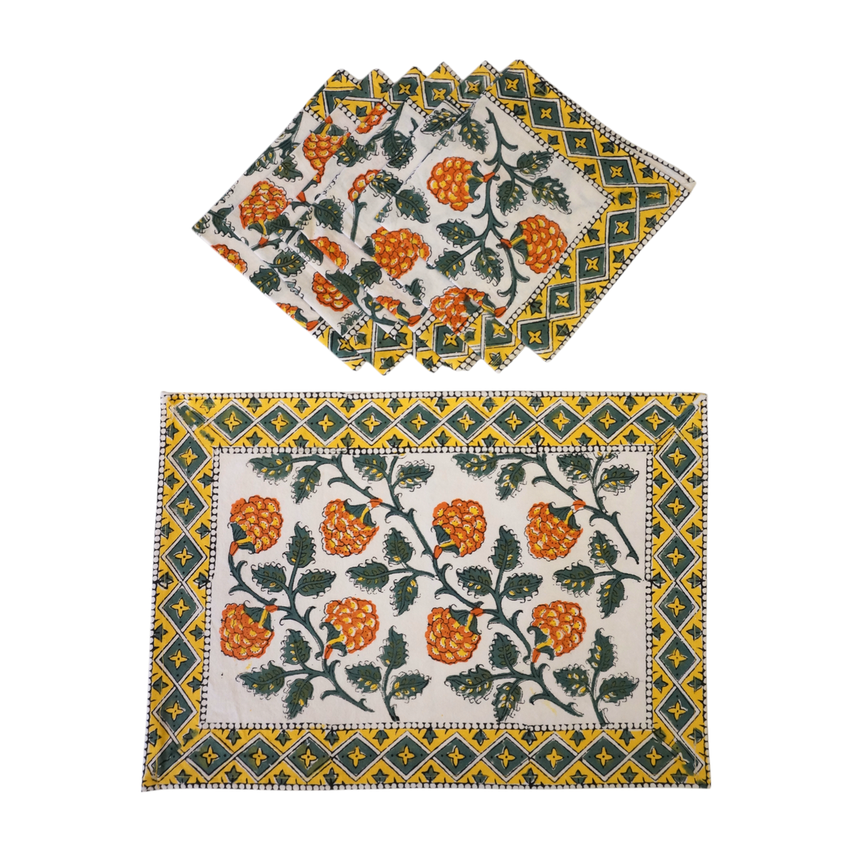 Set de table et serviettes N°2 x 6pcs