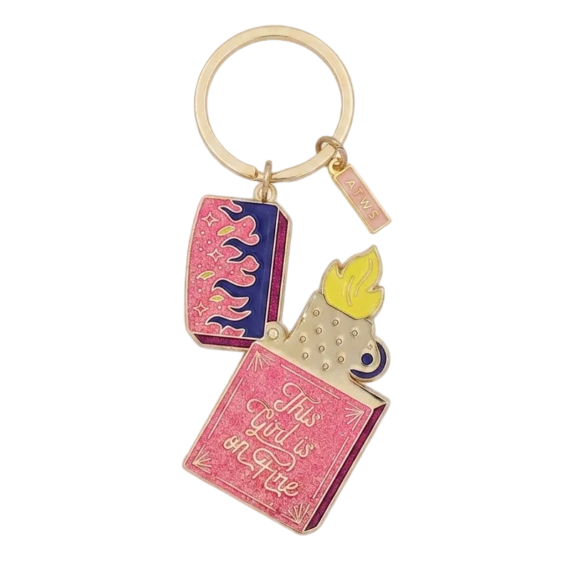 This girl is on fire - Porte-clés