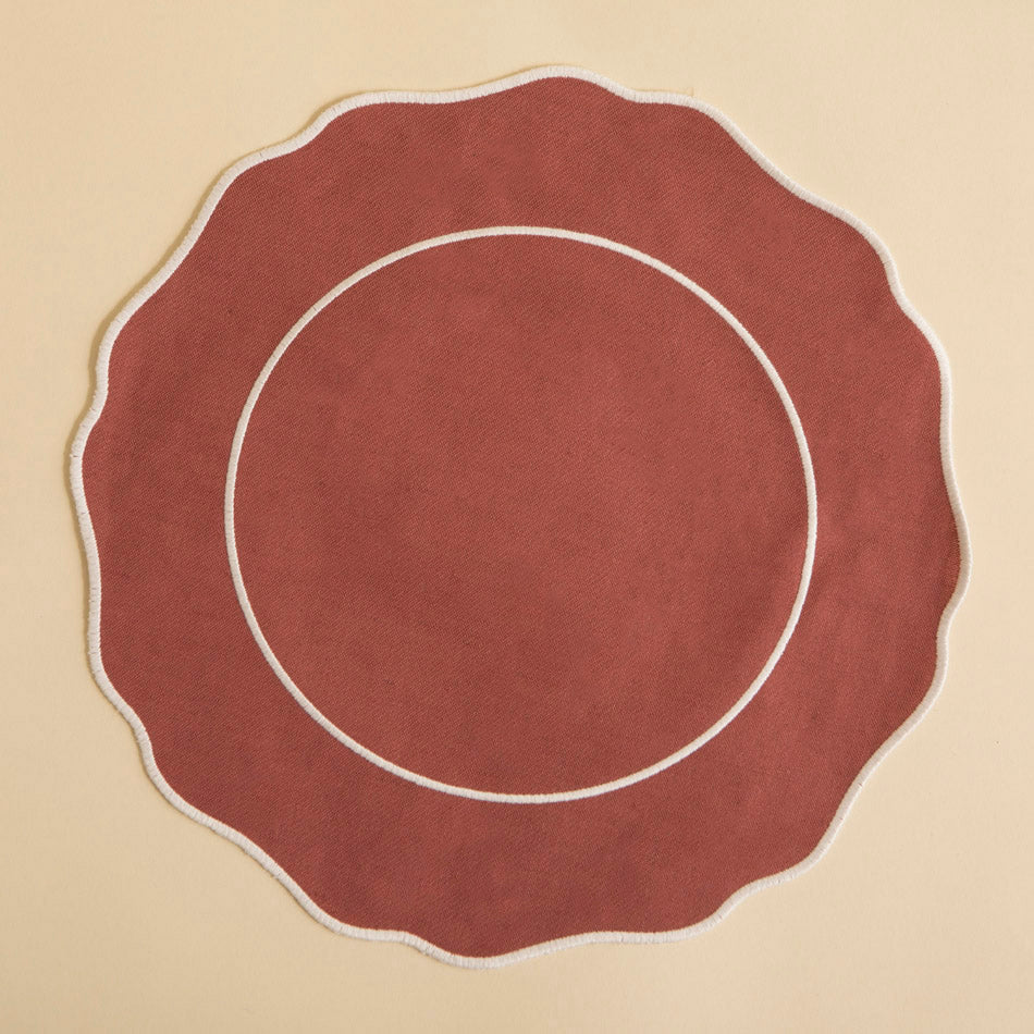 Terracotta placemats, set of 6