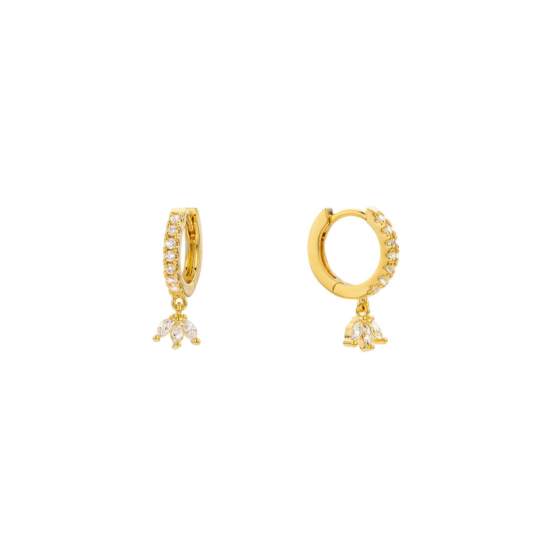 Boucles d'oreilles Magnolia delhi
