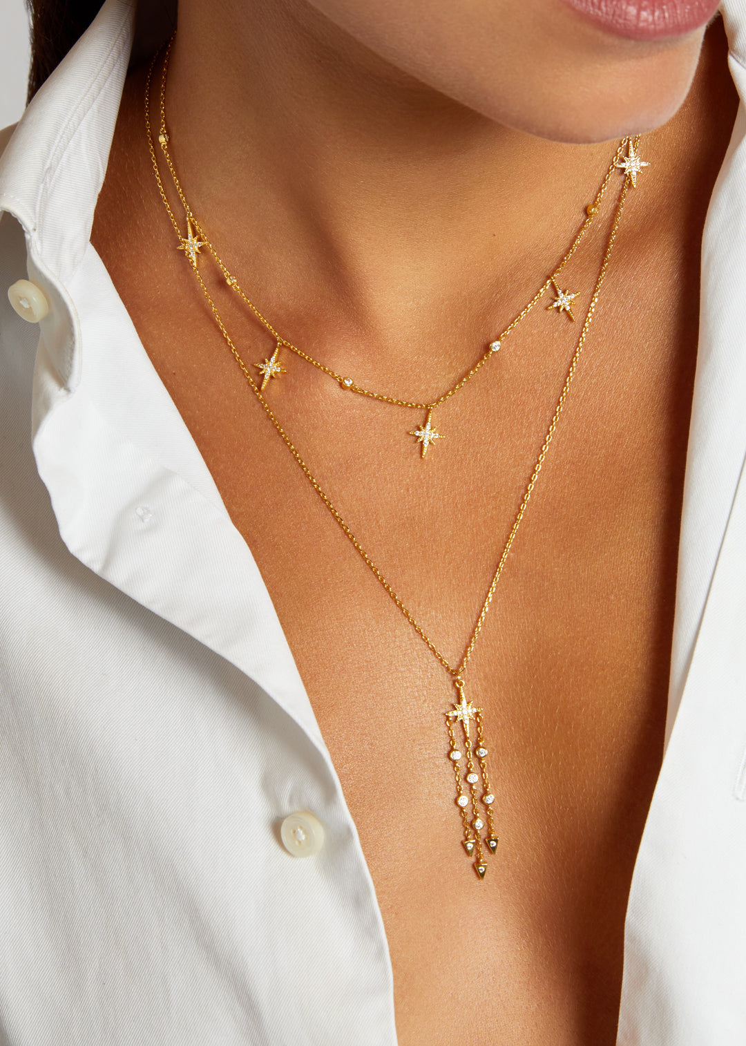 Collier Constellation diwali - vue portée